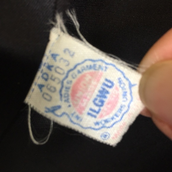 Vintage Fleurette of California 100% Cashmere Long Coat Neiman Marcus Black - Picture 8 of 14